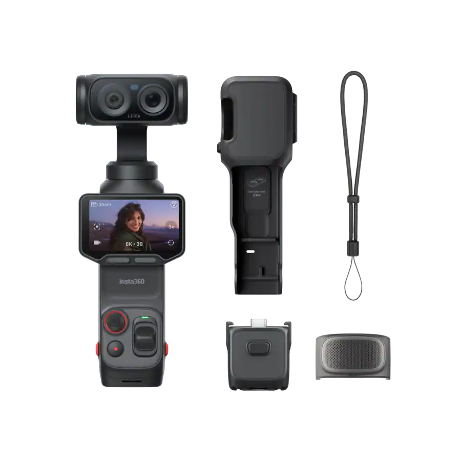 Insta360 - Luna Ultra  - Gimbal Cameras - Standard Bundle - Cosmic Black