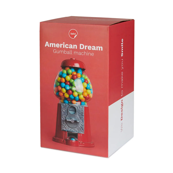 Balvi - American Dream Gumball Machine, Red, 28 cm