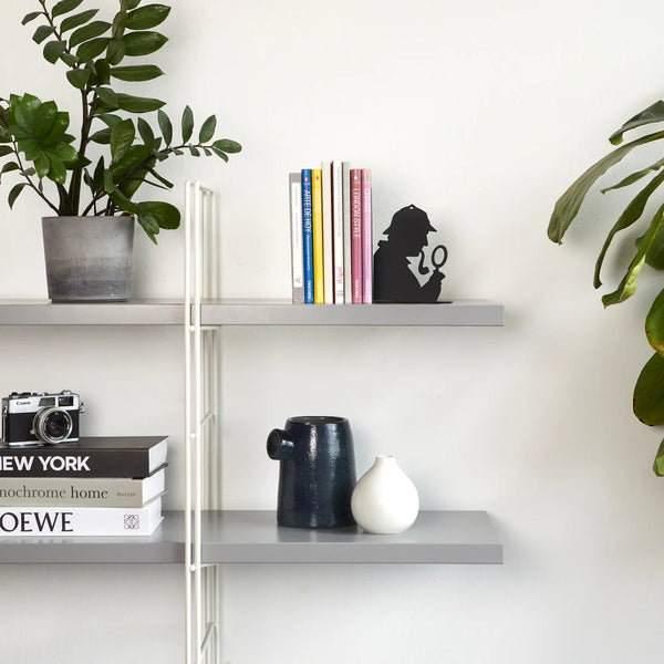 Balvi - Sherlock Bookend, Black, Metal