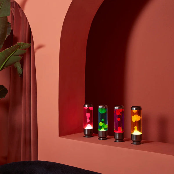 Balvi Lava lamp,Capsule,blue/lime,aluminium