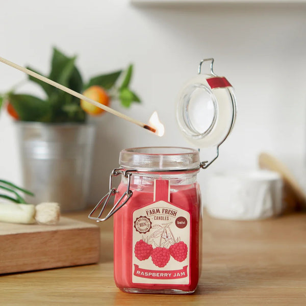 Balvi Scented candle,Farm Fresh,raspberry,wax/glass