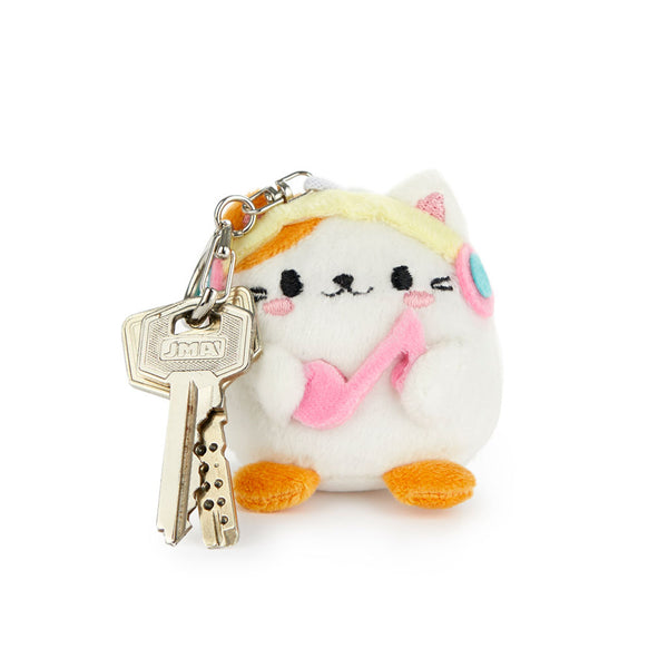 Balvi - Kawaii Fluffy Plush Keyring, Assorted, Display x12