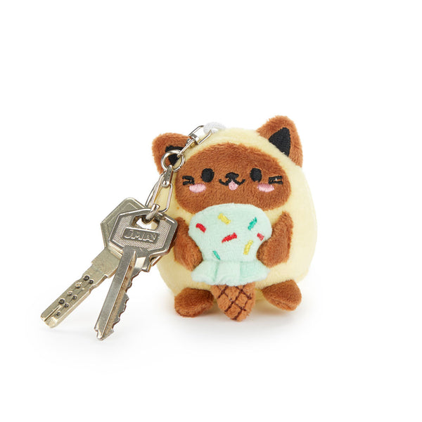 Balvi - Kawaii Fluffy Plush Keyring, Assorted, Display x12