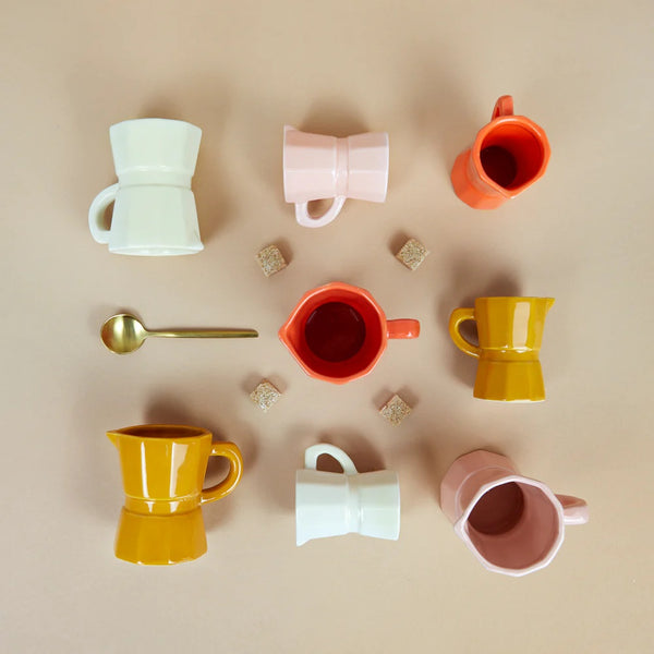 Balvi Espresso cup set,Moka Caramel,assorted colours
