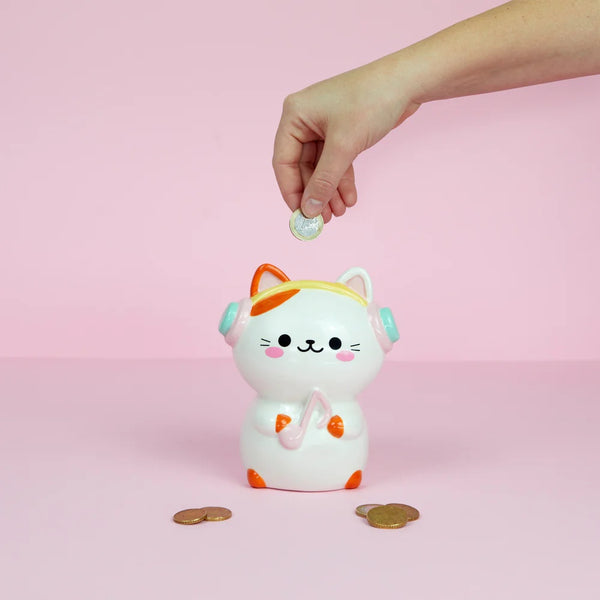 Balvi Coin bank,Kawaii Melody,white,ceramic
