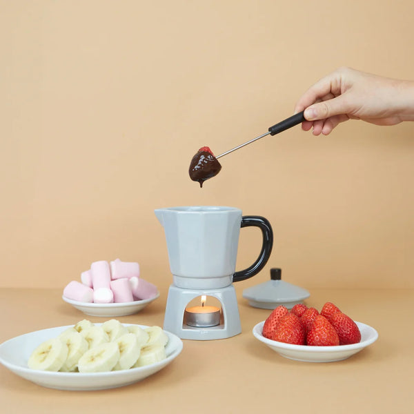 Balvi - Moka Fondue, Gray, Ceramic