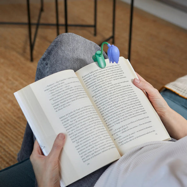 Balvi Book light,Tulip,lilac,plastic