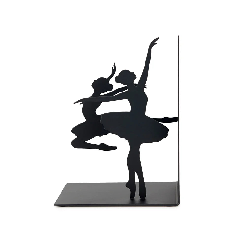 Balvi - Ballerina Bookend, Black, Metal