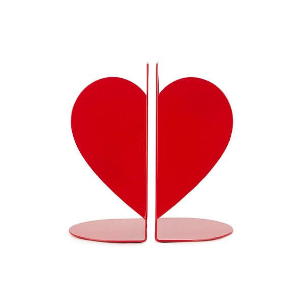 Balvi - Love Double Bookend, Red, Metal