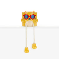 Balvi - Cool Cat Mini Flower Pot, Yellow