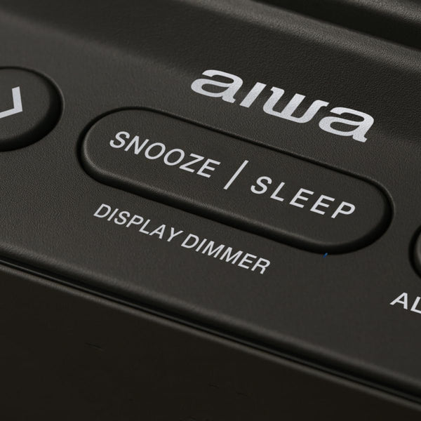 Alarm Clock Radio With 5W Wireless Charger For Mobile, Fm Radio With 10 Station