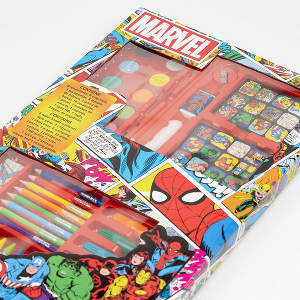 Cerda - Colouring Stationery Set Box Marvel