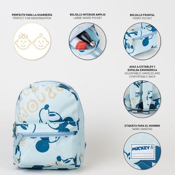 Cerda - Backpack Kindergarte Mickey Mouse Print Nursery