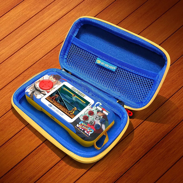 My Arcade VIDEO GAME - POCKET PLAYER PRO+ TRAVEL CASE SUPER STREET FIGHTER II PORTABLE GAMING SYSTEM WITH CASE