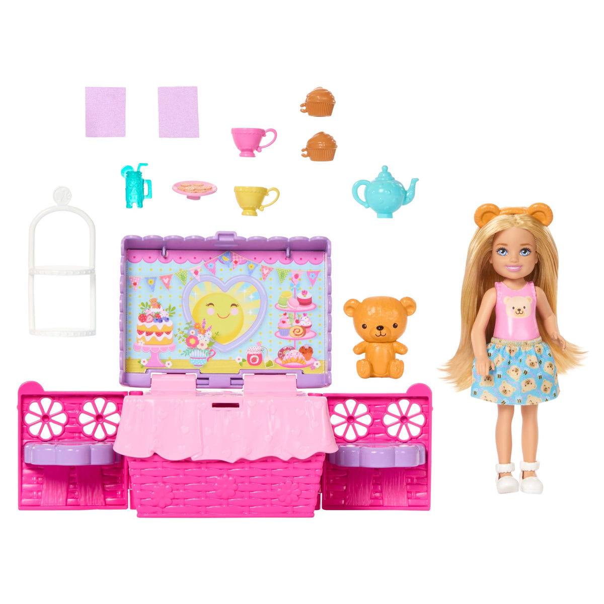 Barbie Chelsea Surprise Tea Party - Doll Play Set for Children