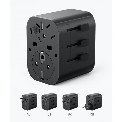 Anker PowerExtend USB-C Travel Adapter 30W Black