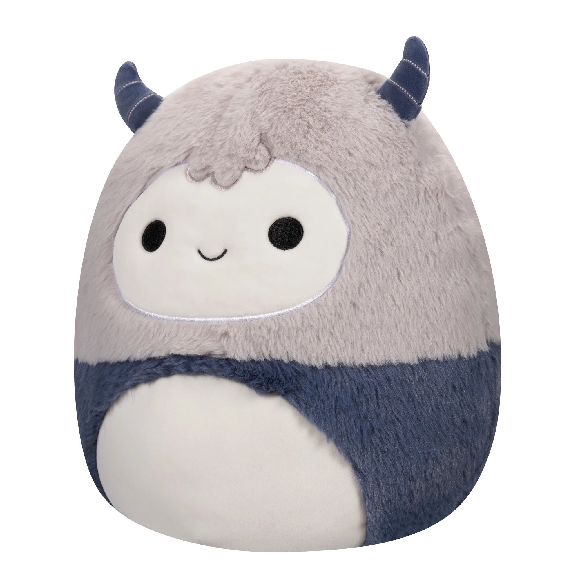 Squishmallows Med Plush 12 Fuzza Horace Grey Blue Yeti