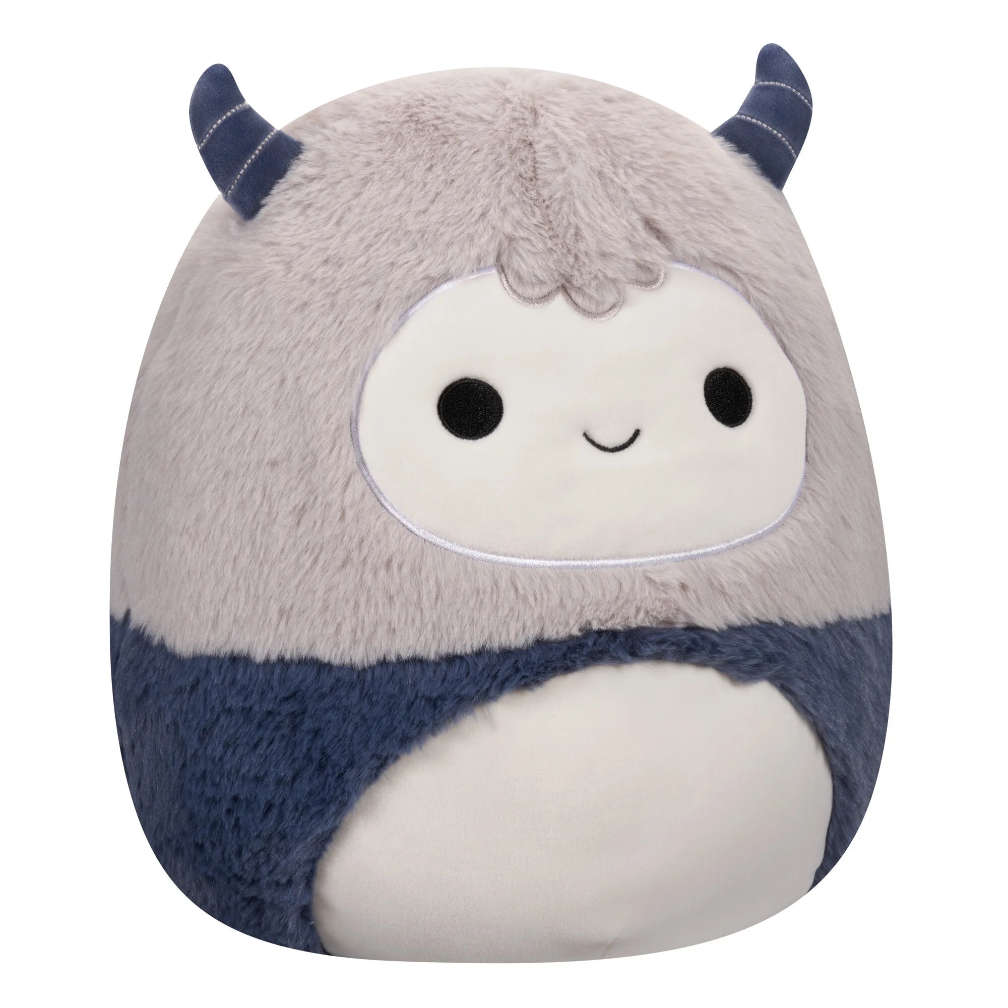 Squishmallows Med Plush 12 Fuzza Horace Grey Blue Yeti