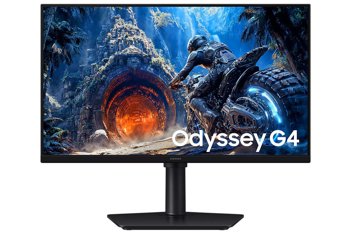Samsung - 25" Odyssey G4 Fast IPS FHD 300Hz 1Ms Ergo Stand Gaming Monitor