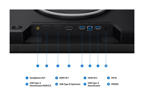 Samsung - 27" IPS 5K 180Hz / 2K 360Hz Flat 1Ms