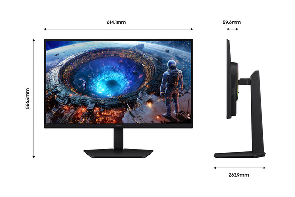 Samsung - 27" IPS 5K 180Hz / 2K 360Hz Flat 1Ms