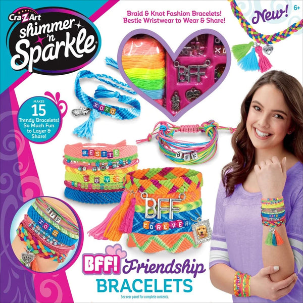 Cra-Z-Art Shimmer 'N Sparkle BFF Friendship Bracelet Kit