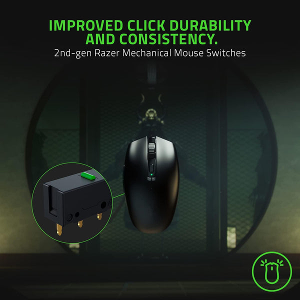 Razer Orochi V2 Black - ماوس ألعاب لاسلكي مدمج يعمل بتقنية البلوتوث