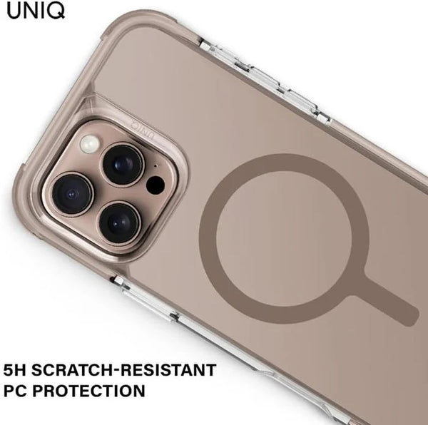 UNIQ HYBRID IPHONE 16 PRO (2024) 6.3 MAGCLICK CHARGING COMBAT - TAUPE GOLD