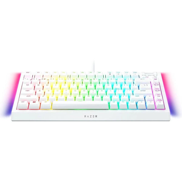 لوحة مفاتيح الألعاب Razer BlackWidow V4 75% الإصدار الأبيض - تخطيط أمريكي (US)