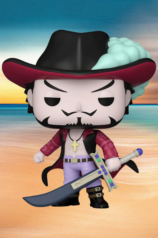 Funko Pop Animation One Piece Dracule Mihawk #1521 Funko Exclusive, 4.3 in