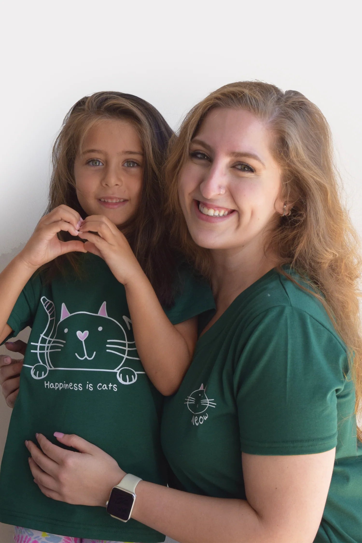 Orenda Tribe T.Shirts Happiness Is Cats Kids 12 Years