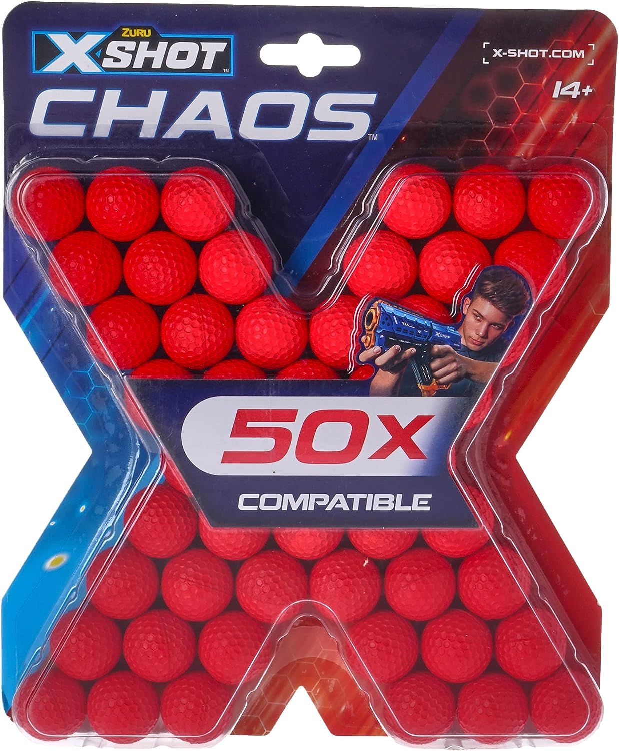 X-Shot Chaos 50 Dart Balls Refill