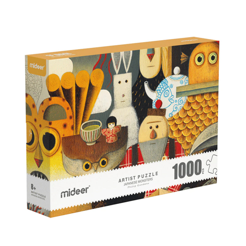 Mideer Artist Puzzle - Japanese Monsters 1000P