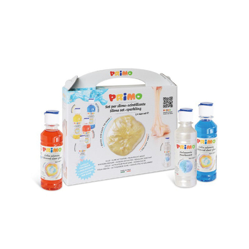 Primo Sparkling Slime Set 5*240 Ml