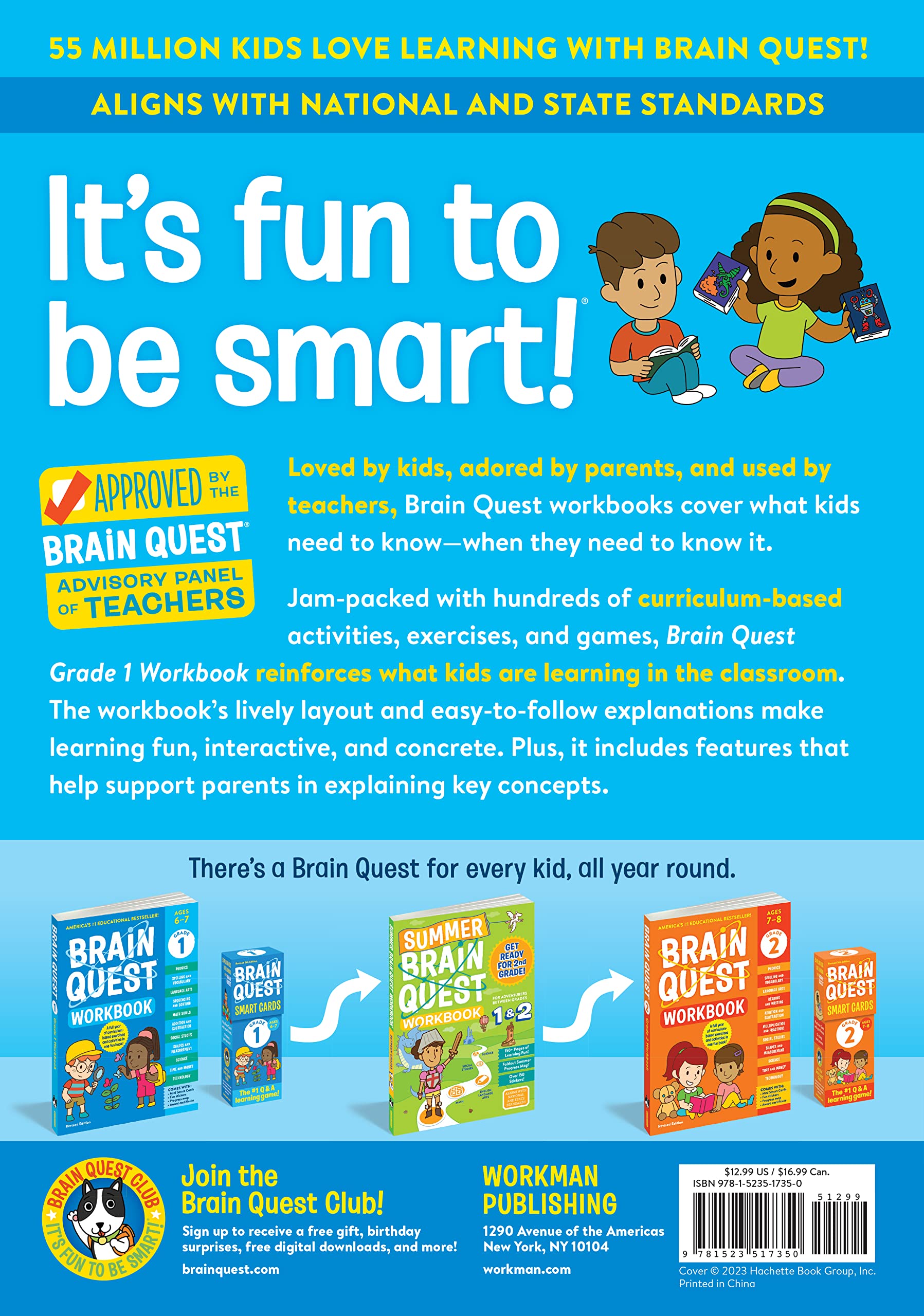 Brain Quest Workbook: 1St Grade Revised Edition