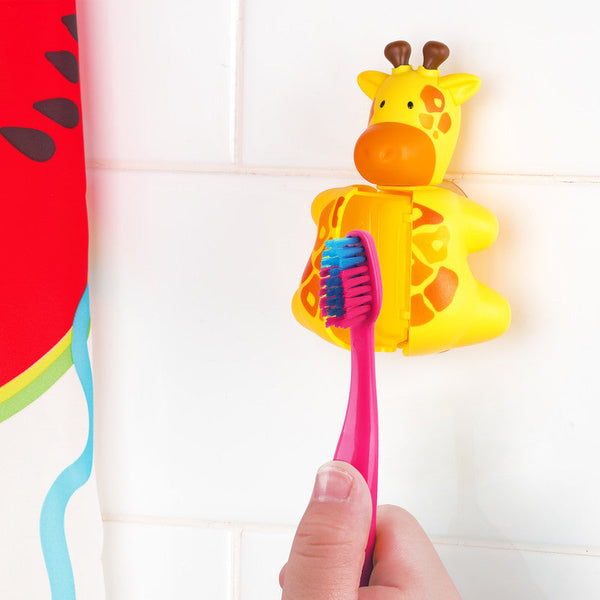 Flipper - Toothbrush Cover & Toothbrush Flp Fun Animal Combo Pack / Giraffe