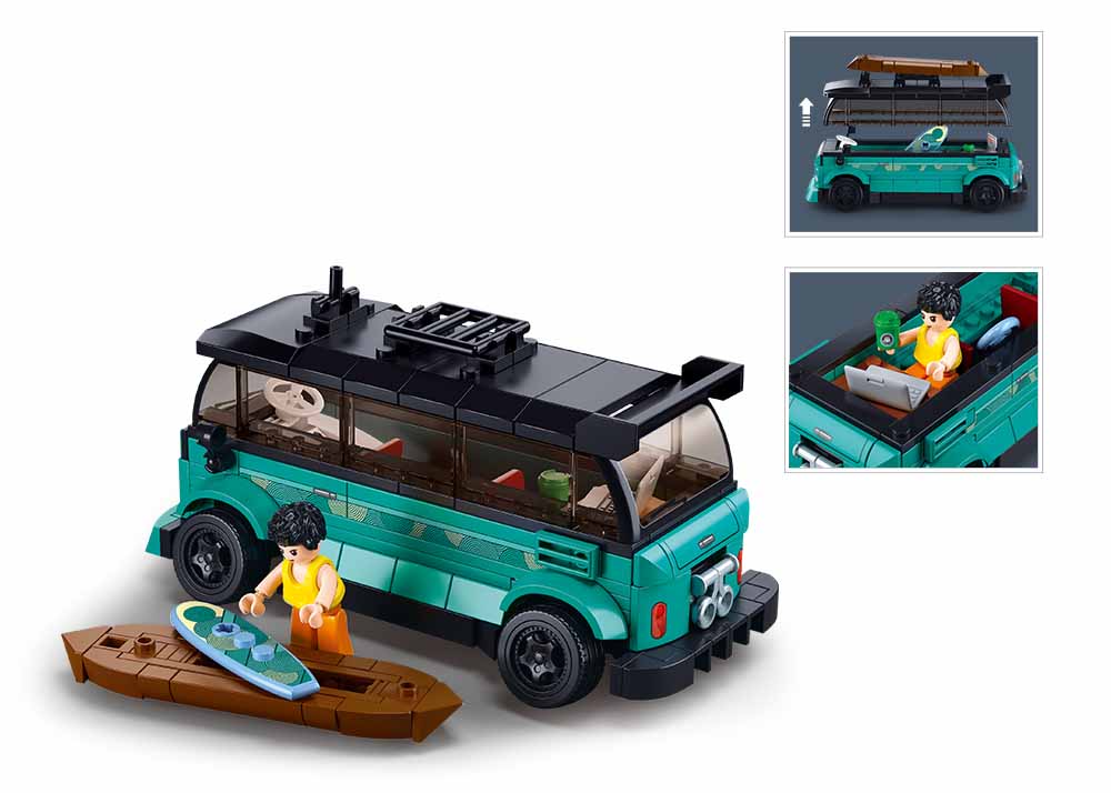 Sluban Modelbricks 1.35 Ts 1 Surf Car 276 Pcs