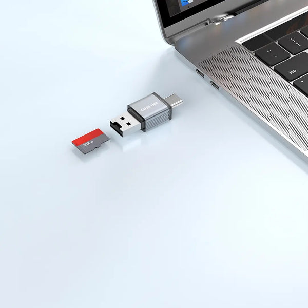 Green Lion 2 Inl  Card Reader - Micro Sd Cards - Gray
