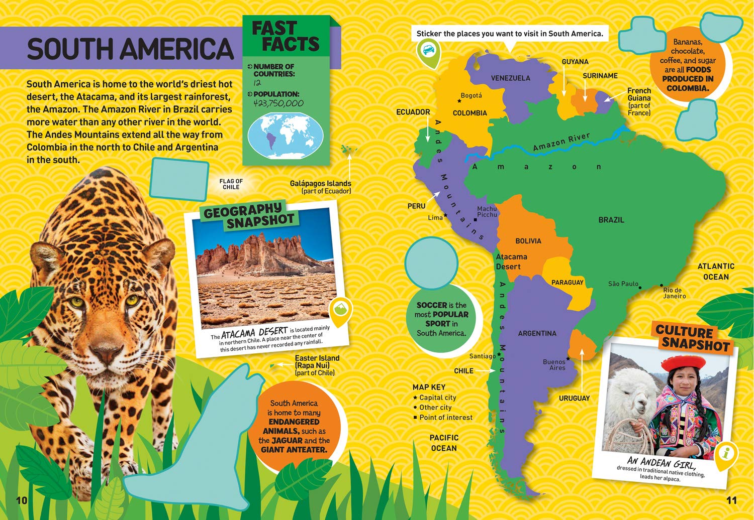 World Atlas Sticker Activity Book: Over 1000 Stickers