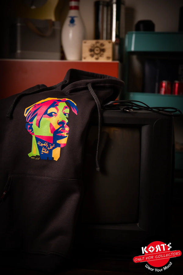 Korts - Hoodie كل العيون عليا - Charcoal