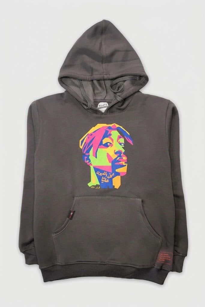 Korts - Hoodie كل العيون عليا - Charcoal