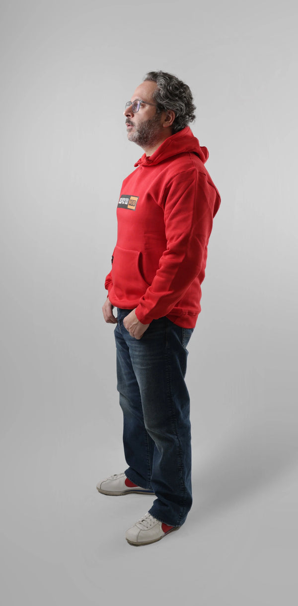 Korts - Hoodie Kifk Ya Hob - كيفك ياحب - Red - L