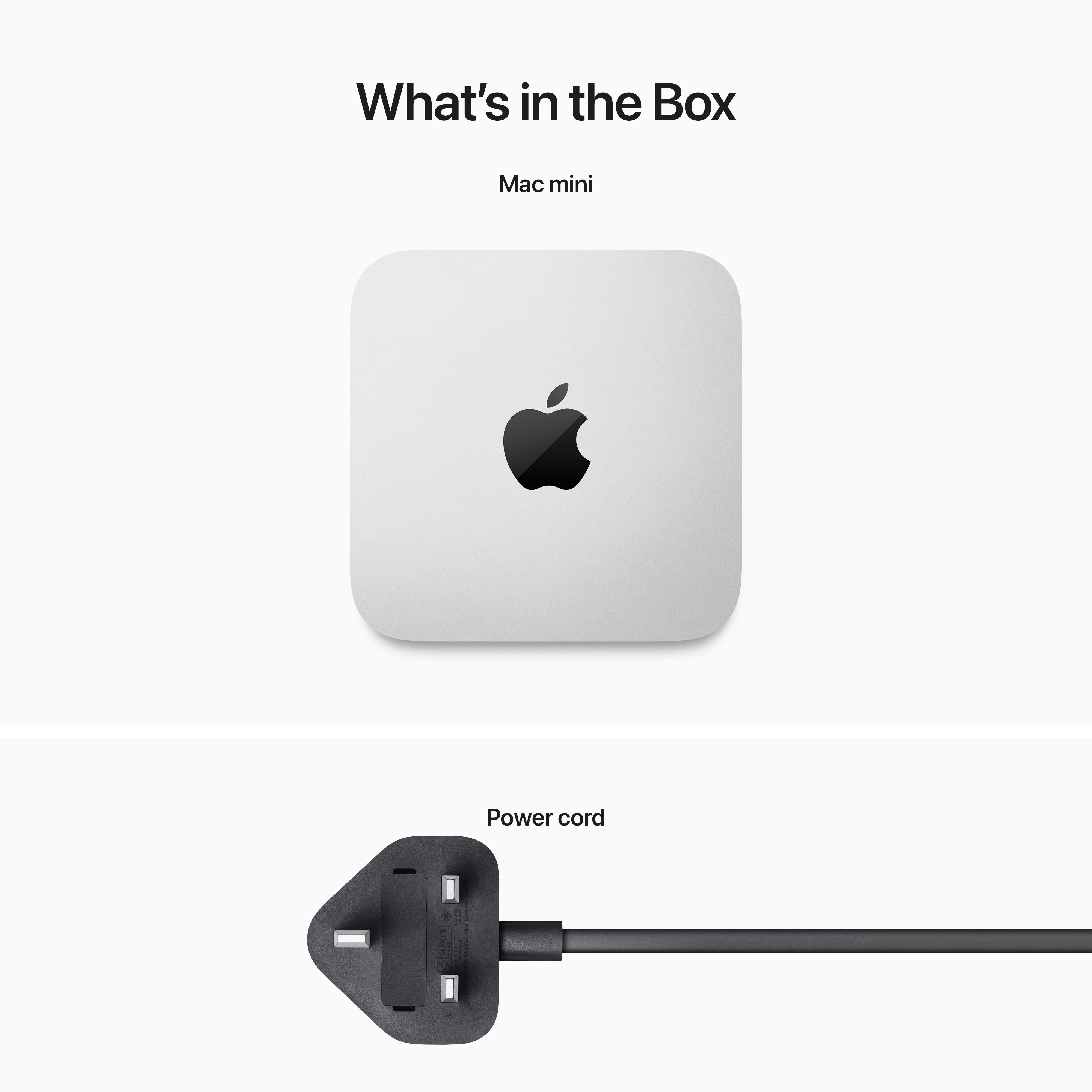 Mac mini M2 chip with 8‑core CPU and 10‑core GPU, 256GB SSD