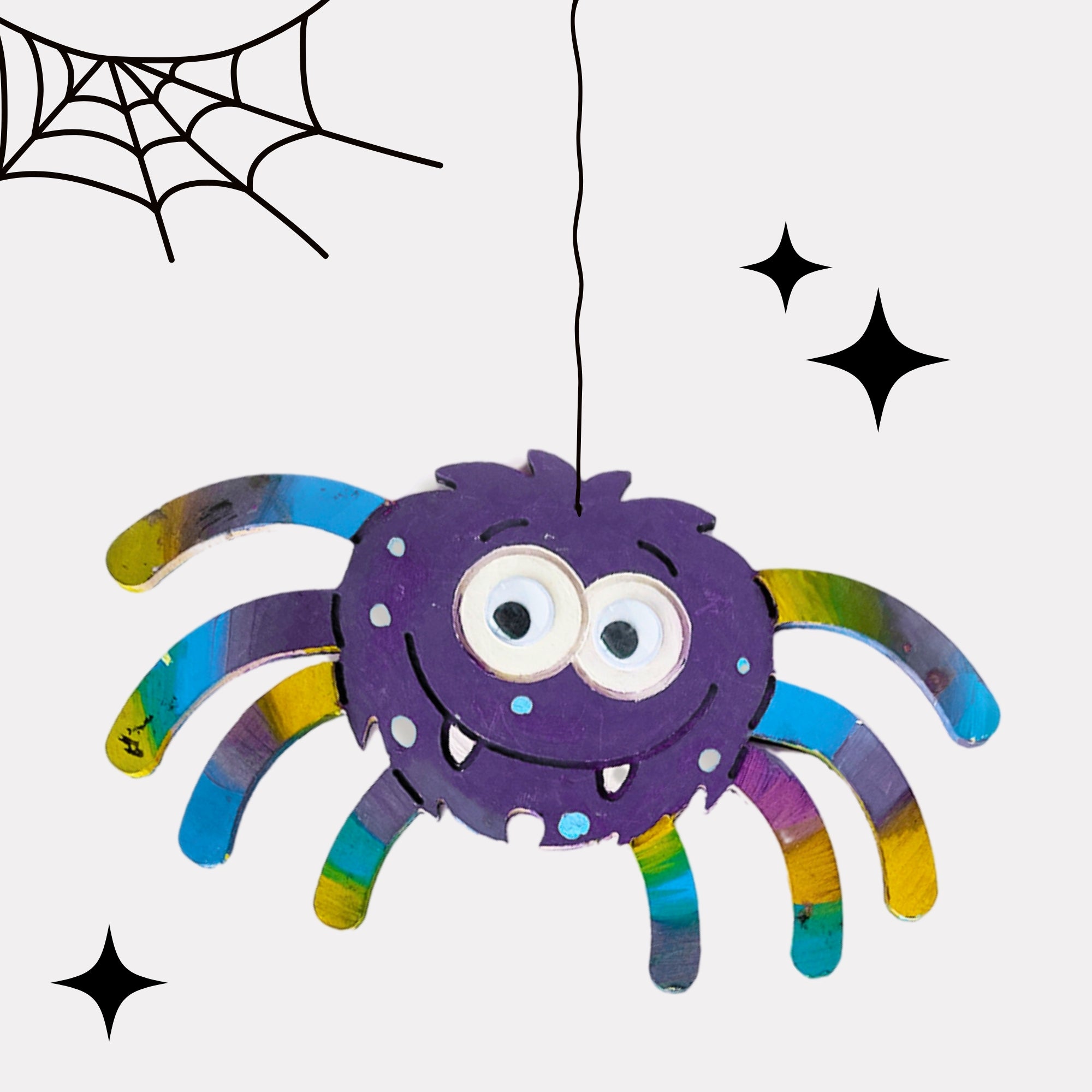 Orenda Tribe Arts & Craft Boxes Kids Fluffy Spider