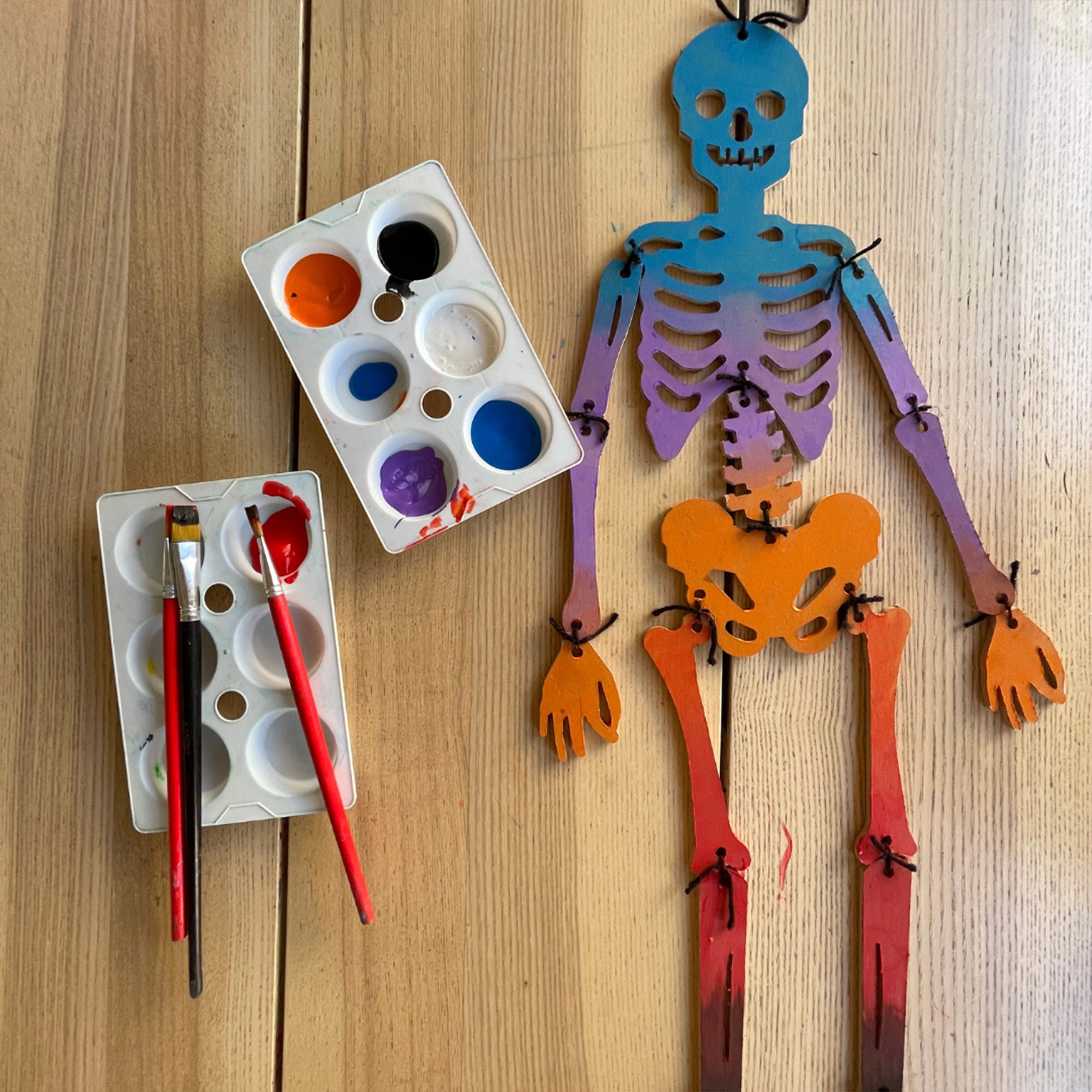 Orenda Tribe Arts & Craft Boxes Kids Skeleton