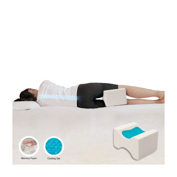 ARMN Pedic Memory Foam Knee Pillow - Cooling Gel Leg Support