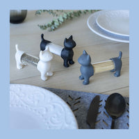 Balvi Cat Toothpick Holder and Salt and Pepper Shaker