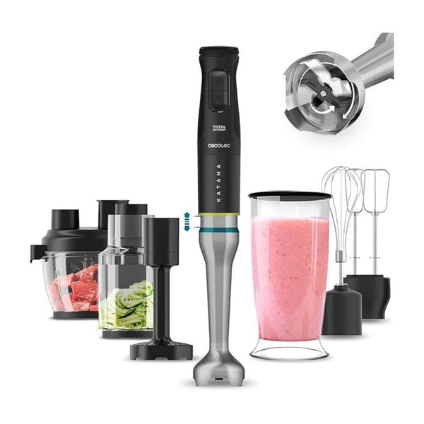 Cecotec Katana 15 TotalDestroy Hand Blender Set - 1500W 21 Speeds