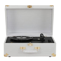 Crosley Anthology Turntable Croc - Vinyl Record Player - White
