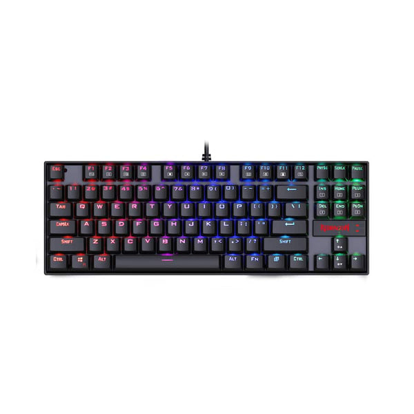 Redragon Kumara K552 RGB TKL Mechanical Keyboard - Blue Switch Black